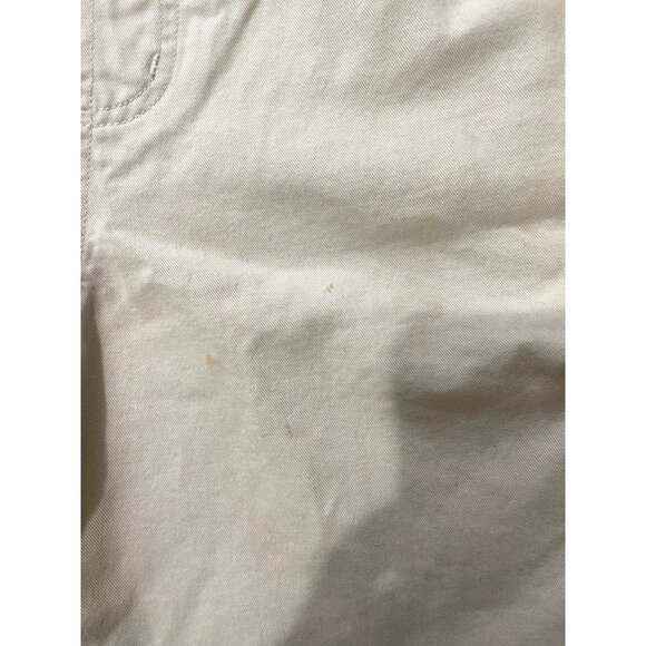 Gap Kids Y2K Beige Ivory Offwhite Cotton Overalls Shortalls XL Beach Vacation Co - Picture 2 of 6